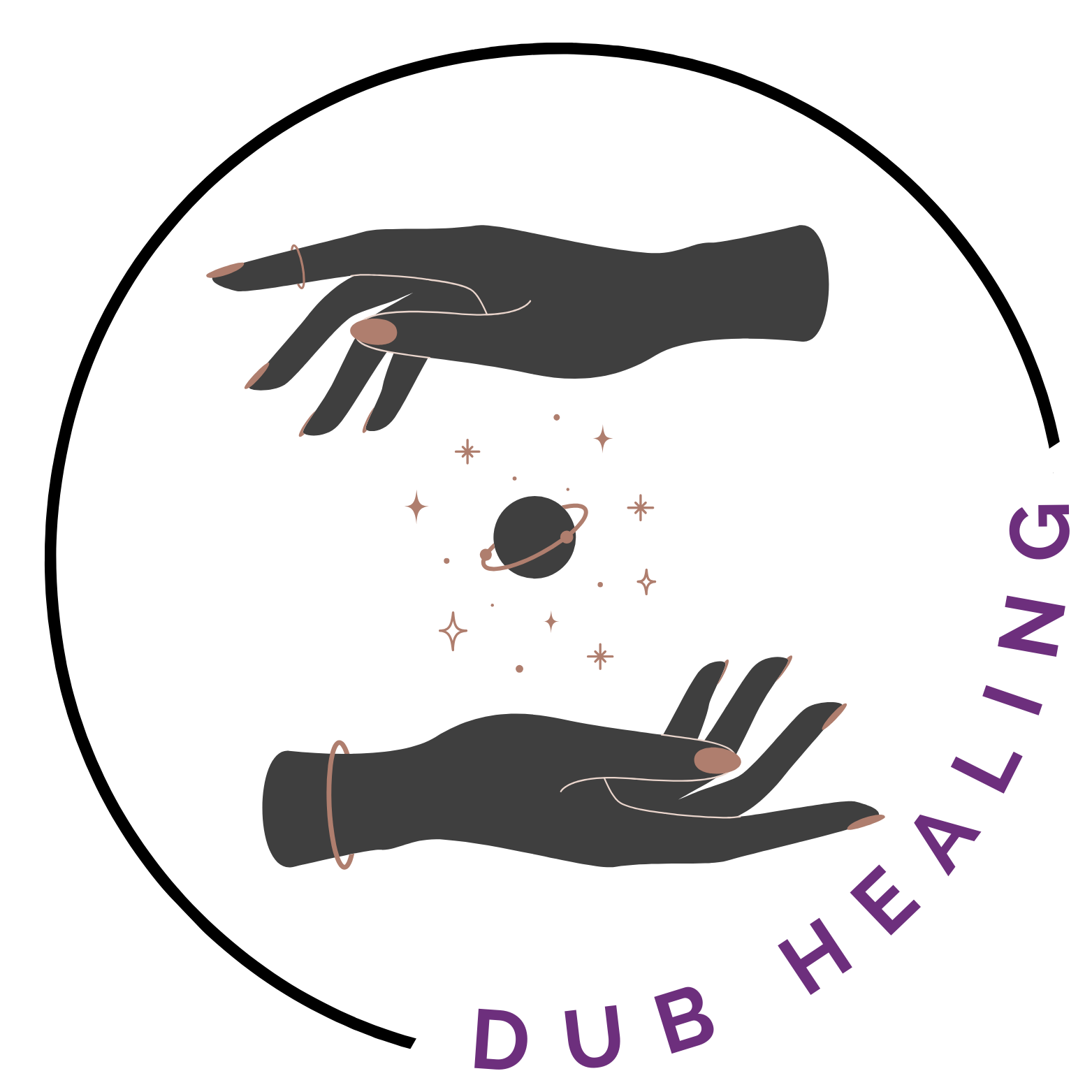 Dub Healing Business Logo